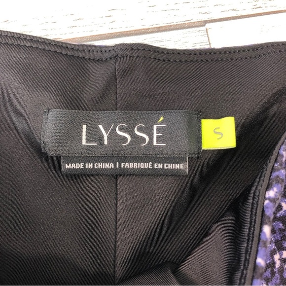 Lysse Fit Crosshatch Print High Waist Leggings S - Picture 4 of 10